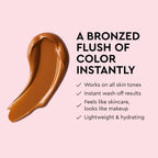Tanologist skincare infused bronzer tube back label details