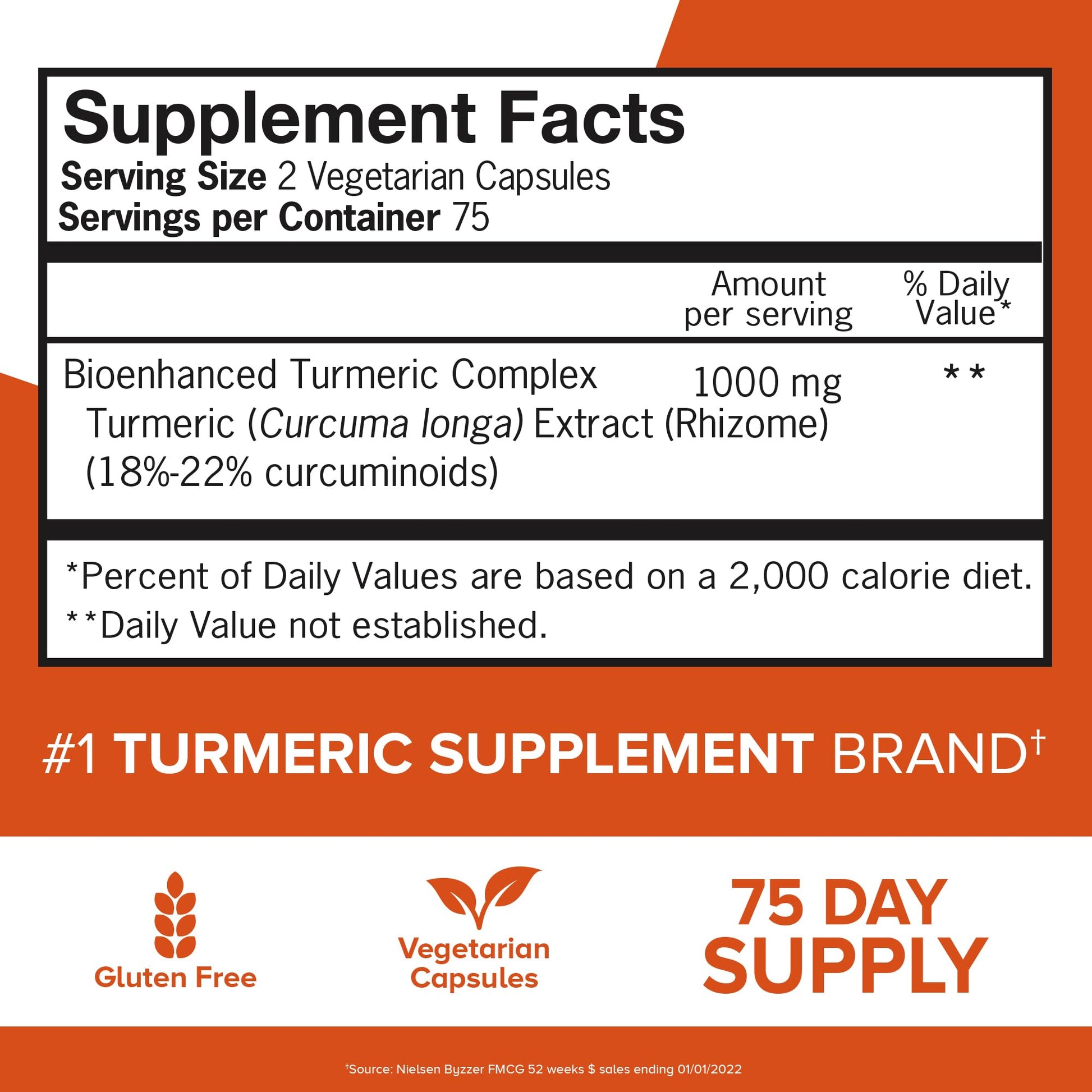 Vegetarian capsule details of Qunol Turmeric Curcumin