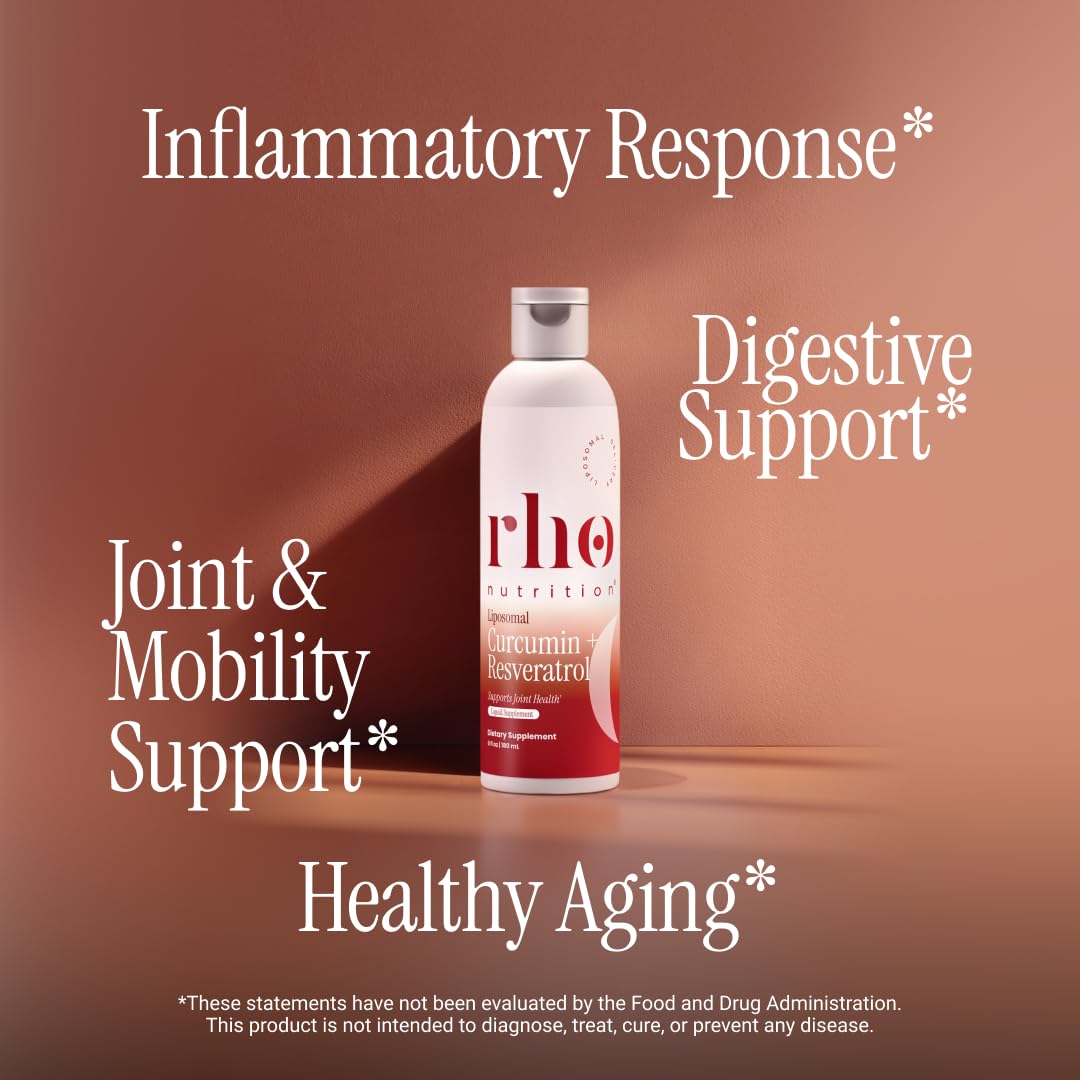 Rho Nutrition high absorption liquid supplement bottle label details