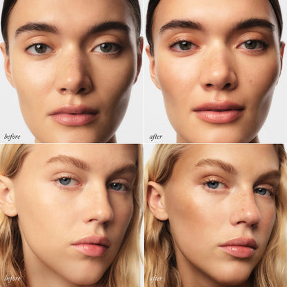 Goop Beauty luxury face tint gel showing the precise dispensing nozzle of the tube.