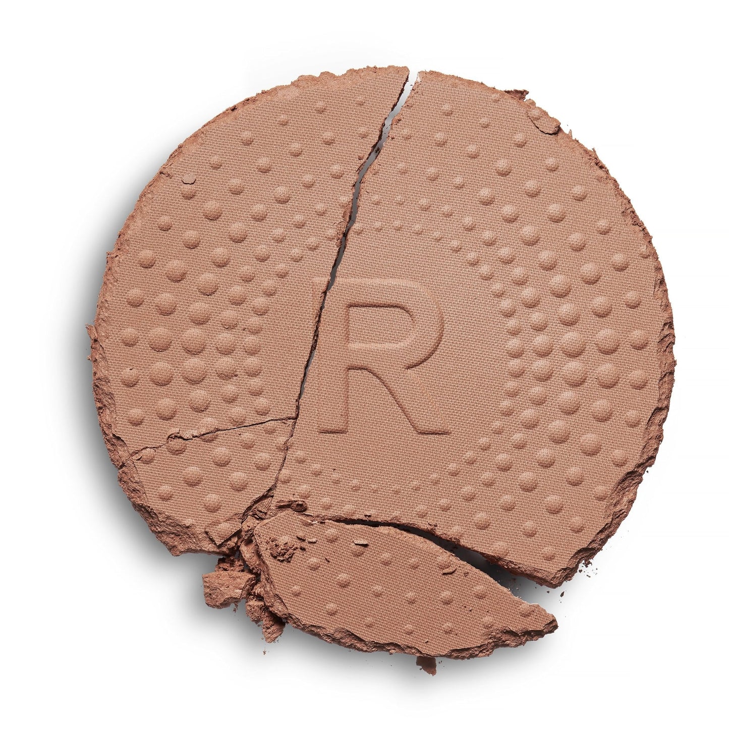 Makeup Revolution matte finish bronzing powder open pan texture shot