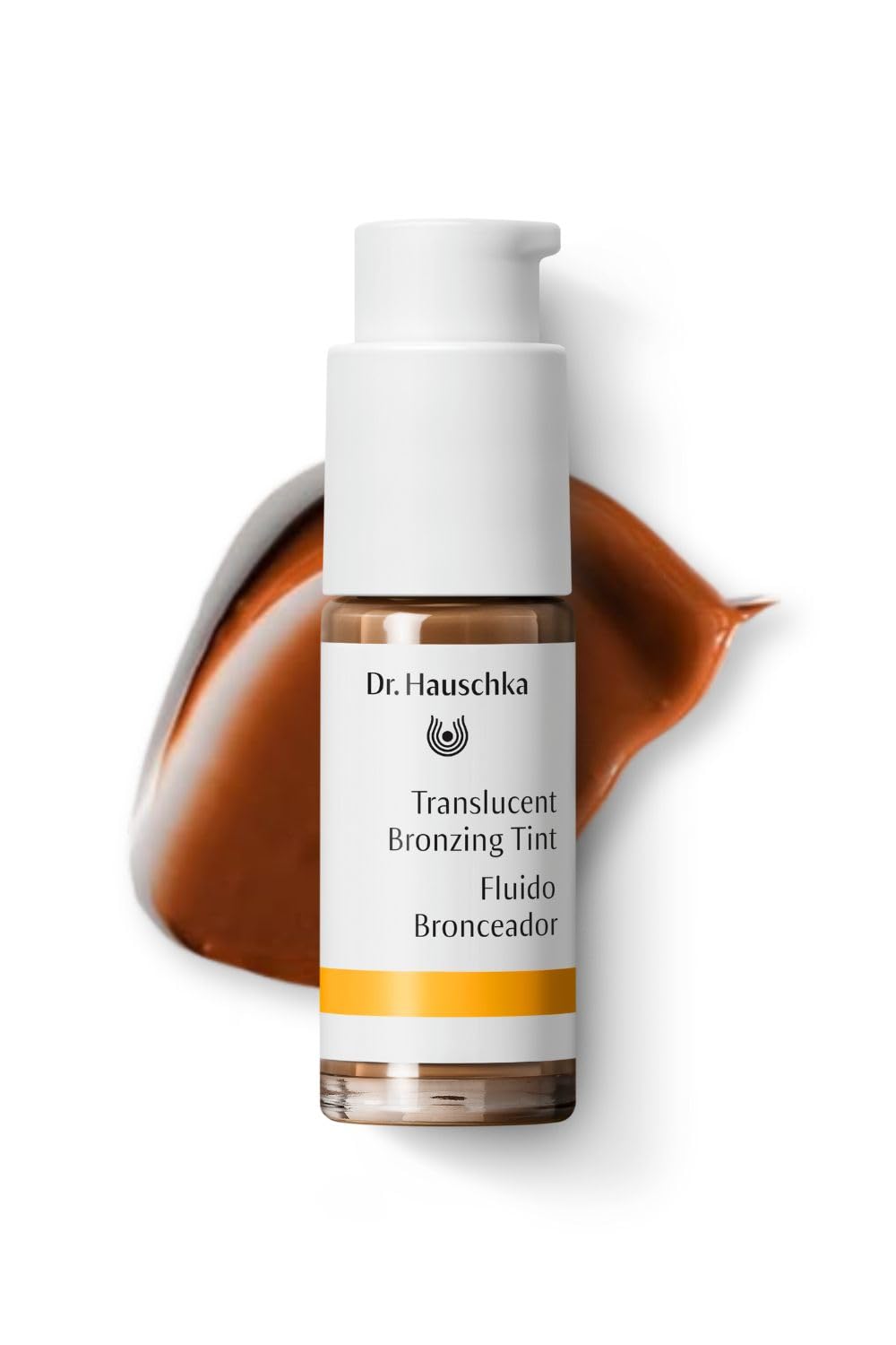 Dr. Hauschka Warm Glow Formulation liquid bronzer mixed with moisturizer on hand