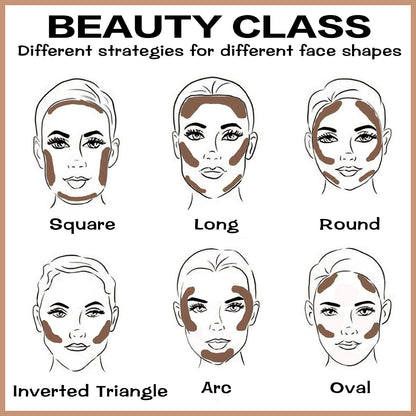 Focallure 3D face shaping cream bronzer stick close up packaging display.