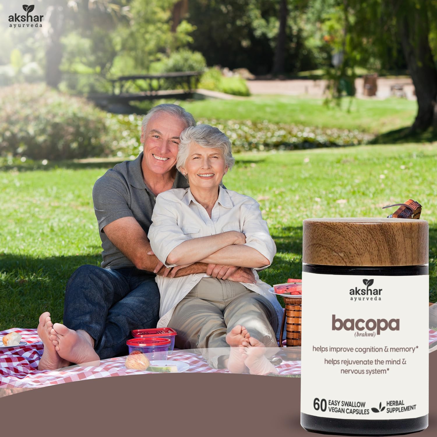 Cruelty free herbal cognitive health capsules with ethically sourced premium botanical blend