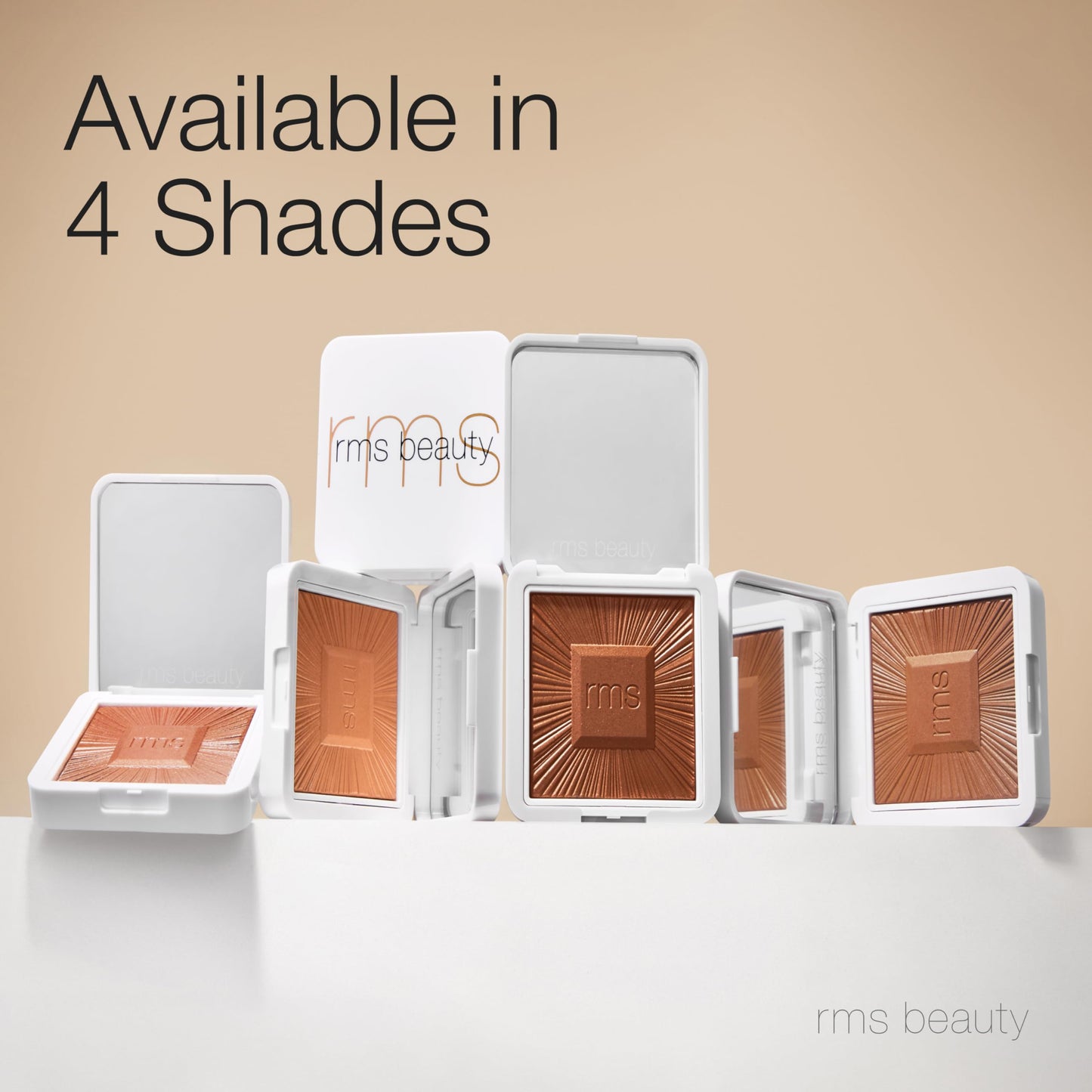 RMS Beauty ReDimension Hydra Bronzer Beachwalk Betty six point five grams product angle shot.