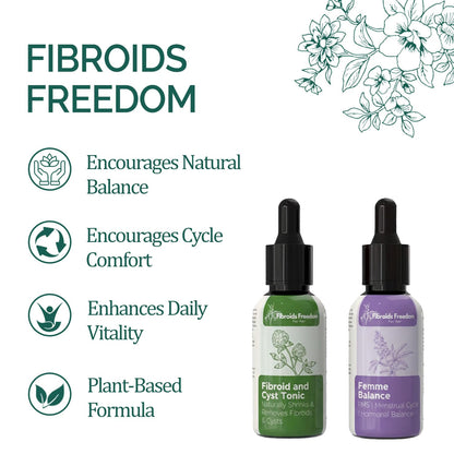 Saffa Supplements uterine wellness liquid drops showing packaging ingredients list.