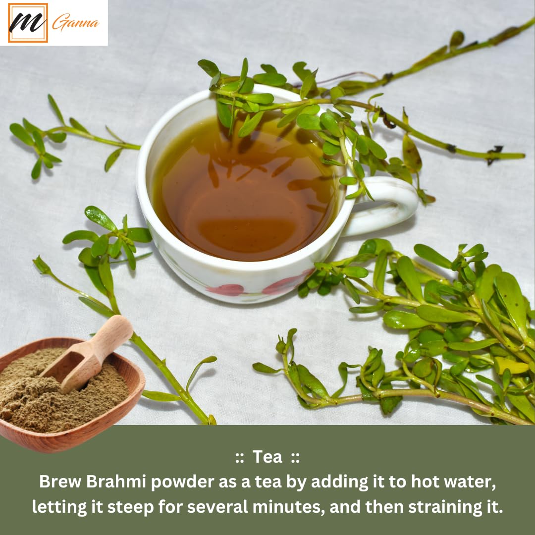 Premium mGanna natural wellness Brahmi powder bag