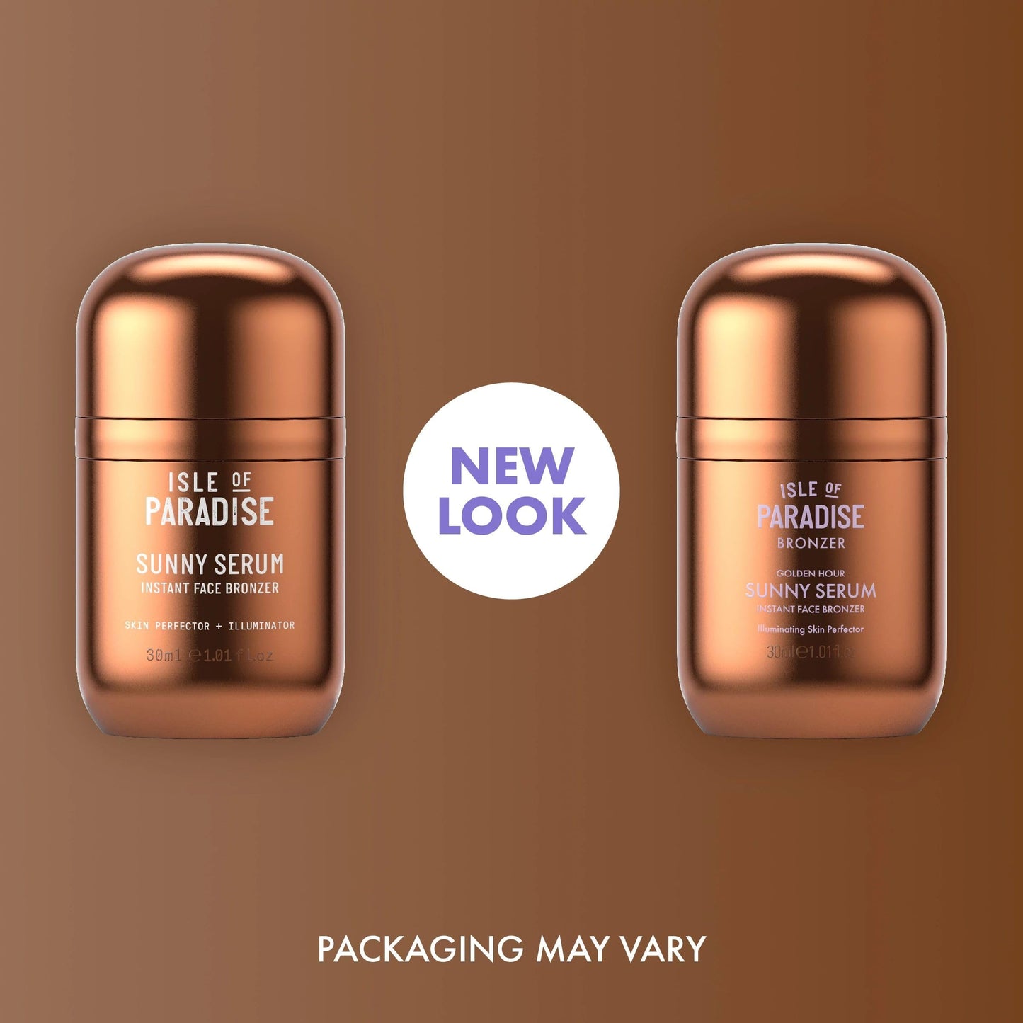 Isle of Paradise Golden Hour illuminating bronzing drops being mixed with moisturizer