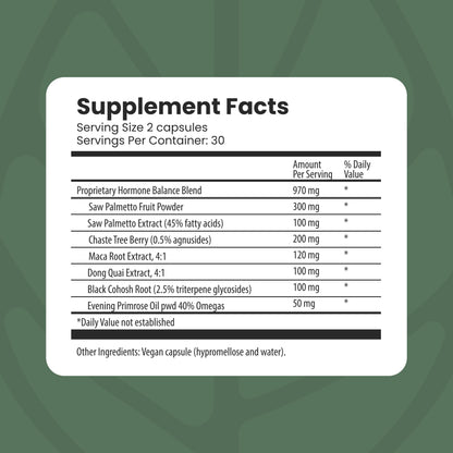 Doctor formulated hormone free clean wellness capsules bottle angled view