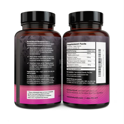 Authentic imported Nested Naturals packaging displaying clear manufacturing verification details.