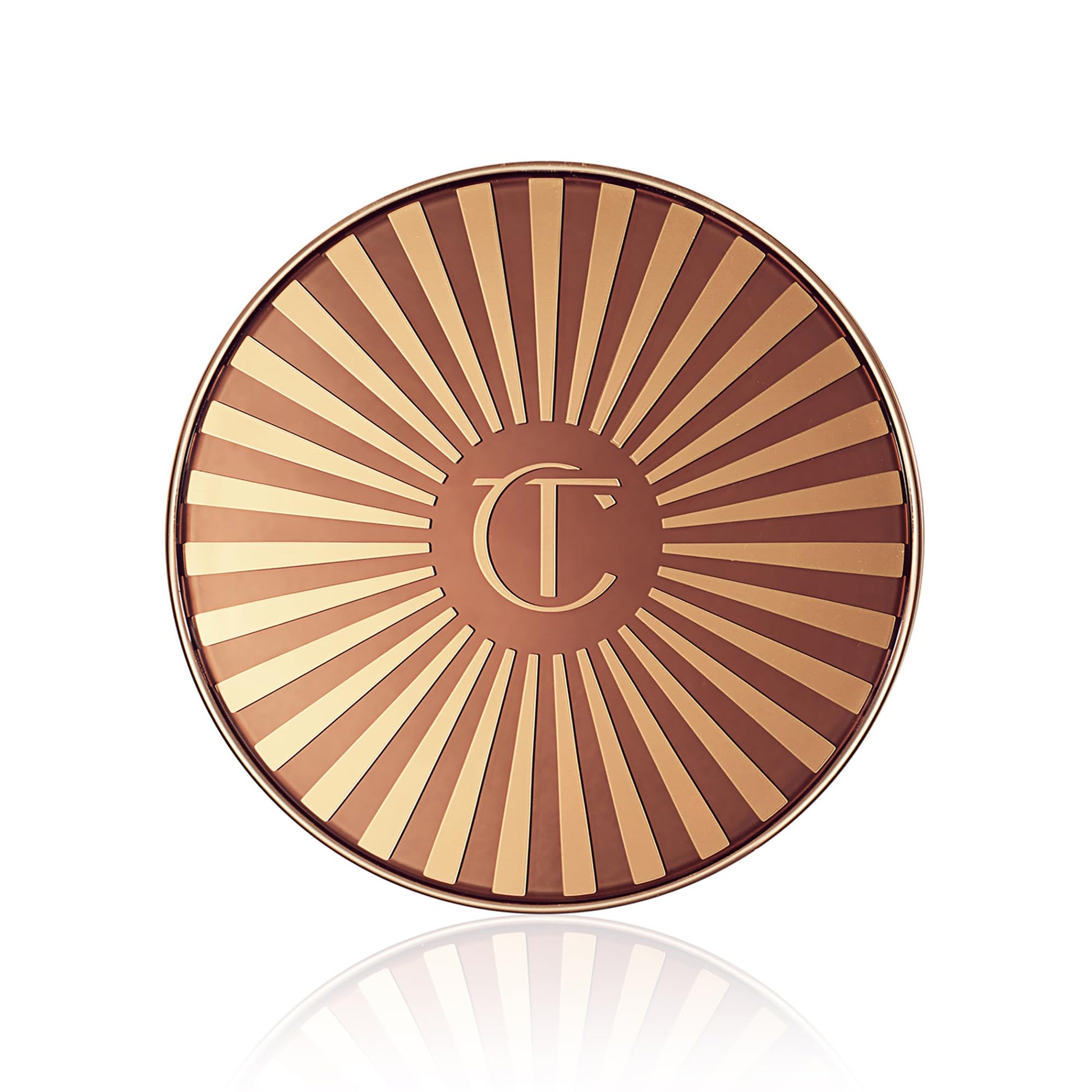 Premium imported Charlotte Tilbury cream bronzer box and packaging orientation