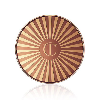 Premium imported Charlotte Tilbury cream bronzer box and packaging orientation