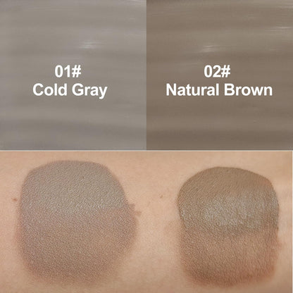 Side profile of Erinde liquid contouring makeup bottle highlighting its precise application design.