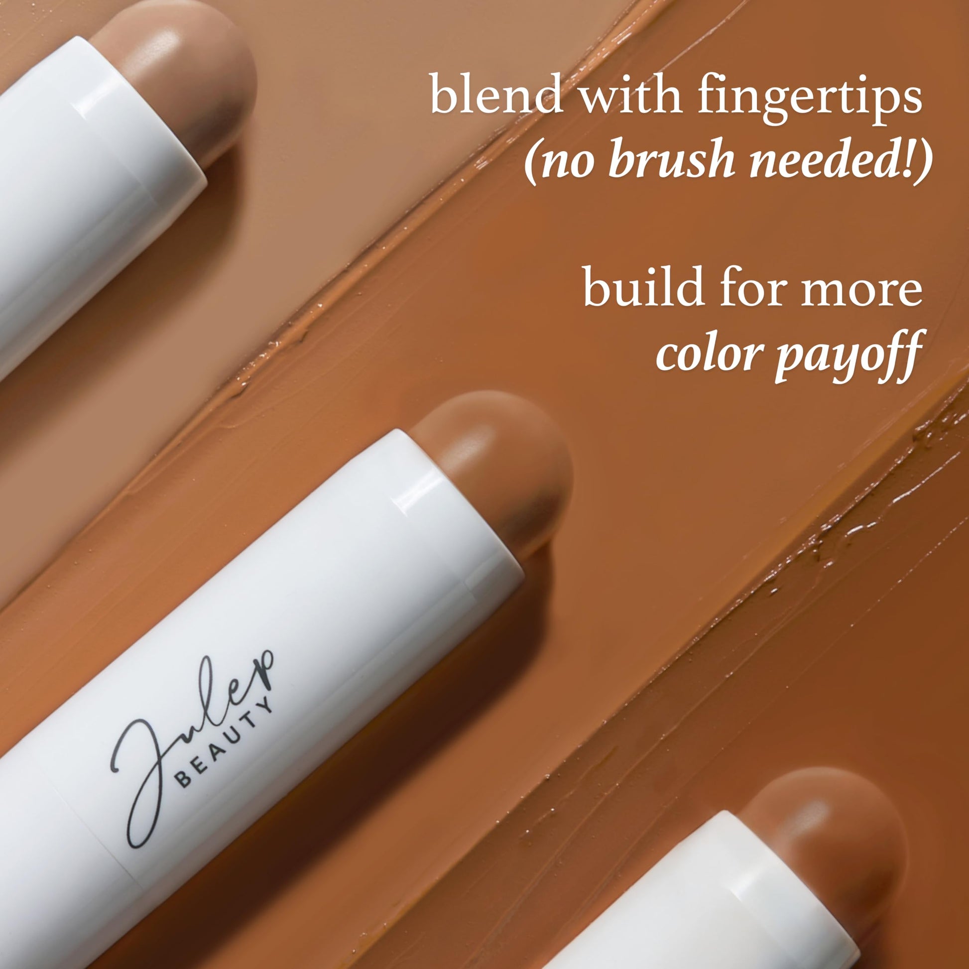 Julep face sculpting makeup stick open packaging showing the cool taupe shade