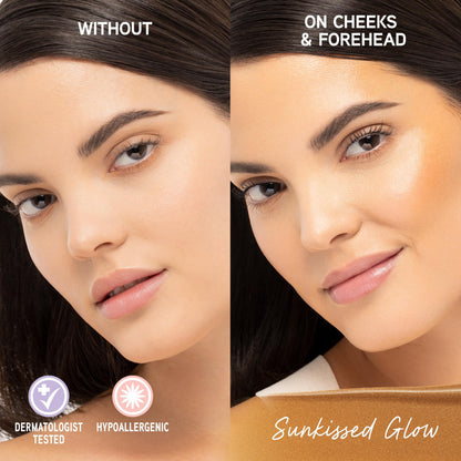 Physicians Formula nourishing skincare bronzer showing the precise dropper applicator open.