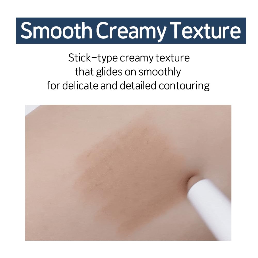Etude ash brown cream contour stick for precise nose and cheek sculpting