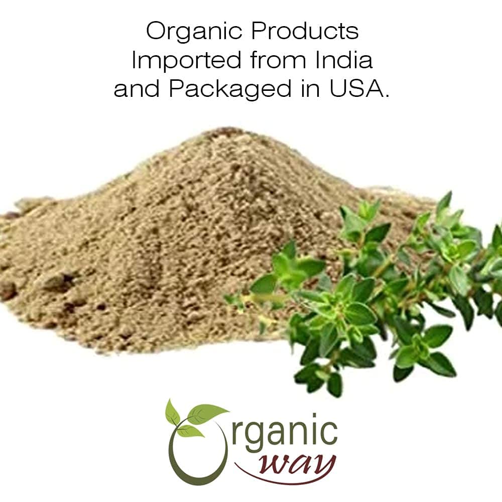 Non GMO gluten free Organic Way Brahmi Leaf Powder 120g bag for daily nutrition.