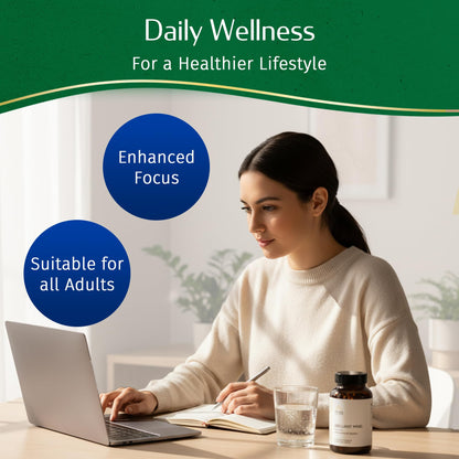 Natural ghee based Ayurvedic brain booster supplement for stress relief