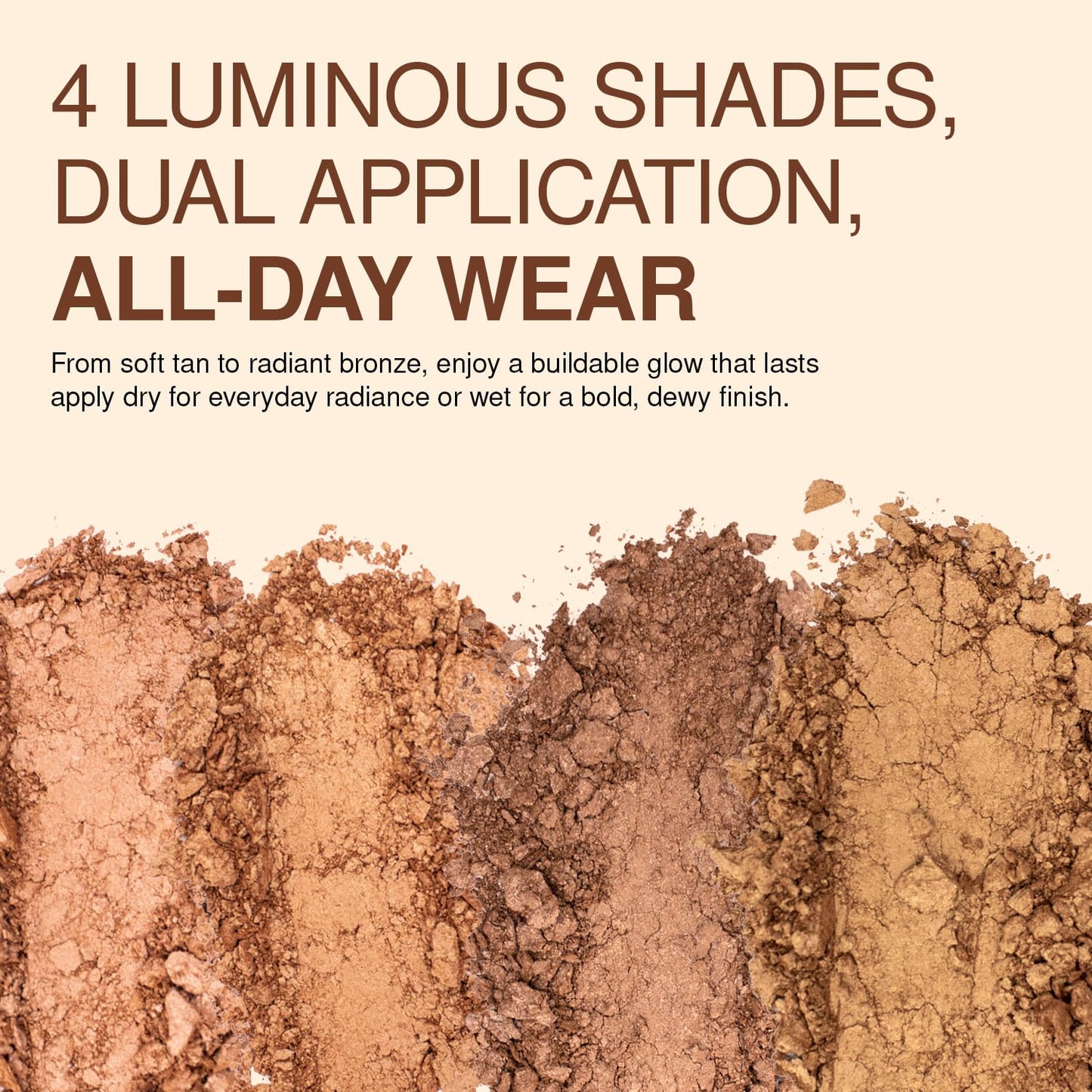 Cruelty free and vegan certified face makeup powder compact packaging