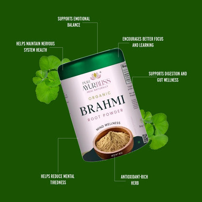 Premium imported USA beauty and health care authentic Brahmi powder texture