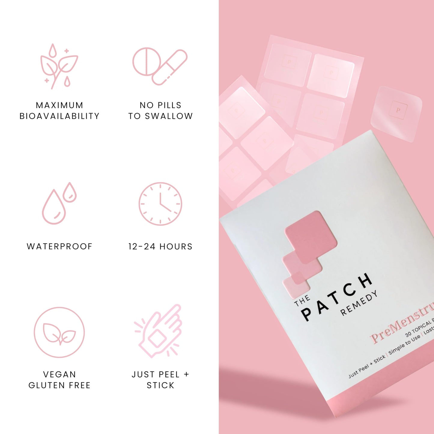Discreet lifestyle application of transdermal wellness patch on wrist