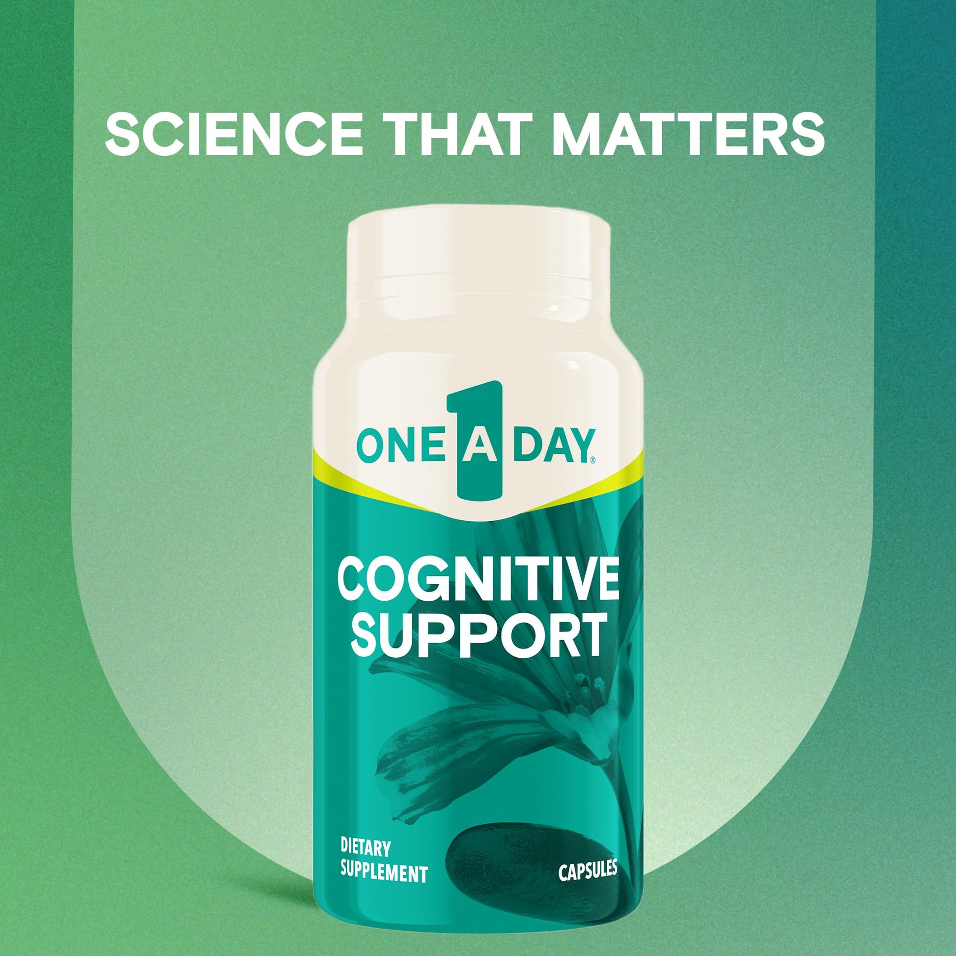Adult daily brain health supplement bottle by One A Day for mental performance