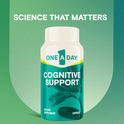 Adult daily brain health supplement bottle by One A Day for mental performance