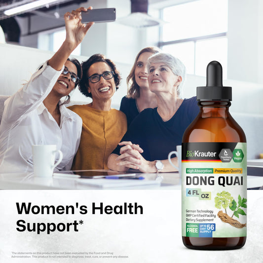 BIO KRAUTER Angelica Sinensis liquid extract supplement label showing ingredients