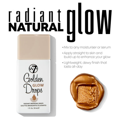 Texture shot of the highly pigmented golden brown liquid bronzer formula