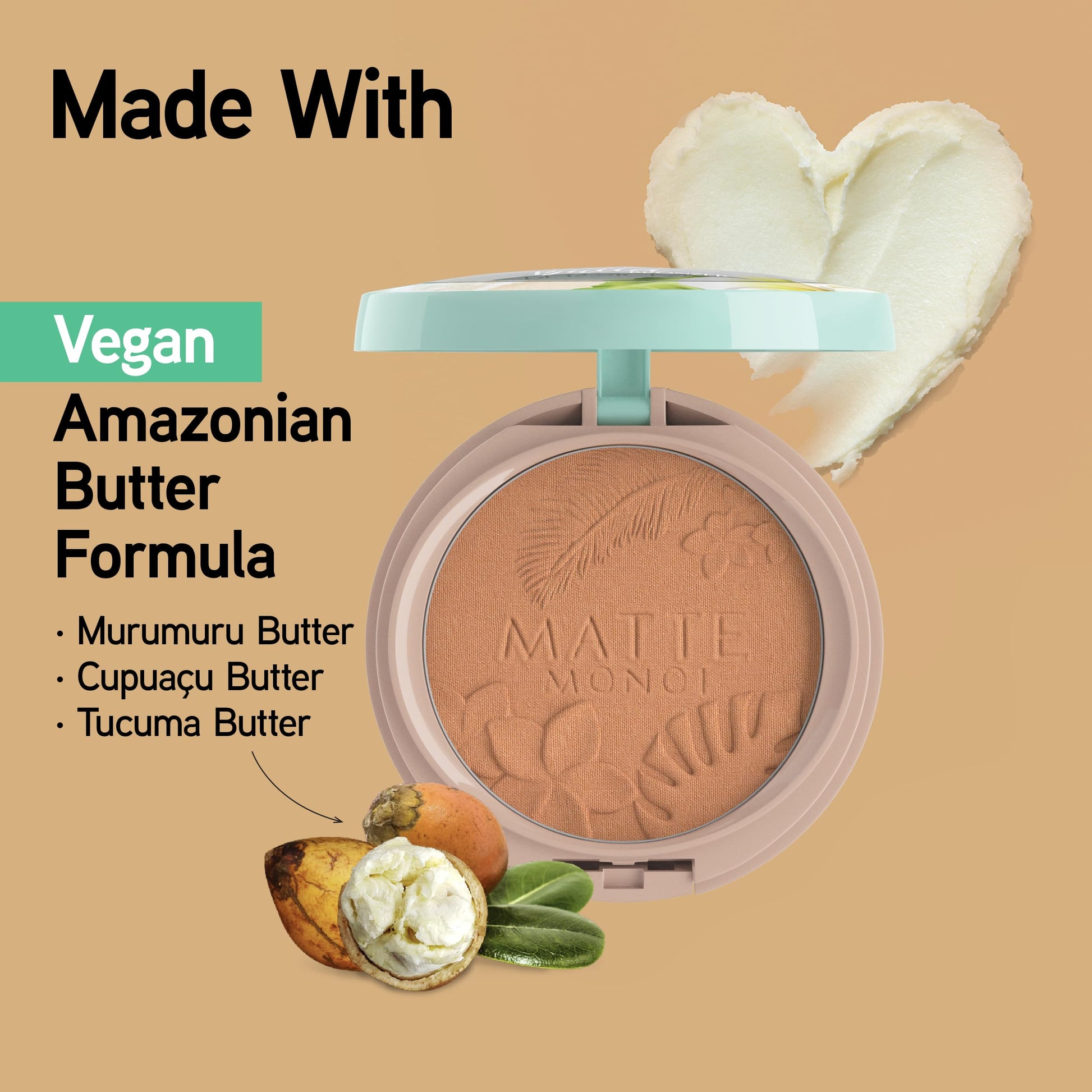 Too Faced Sun Bunny Natural Bronzer swatches on different skin tones