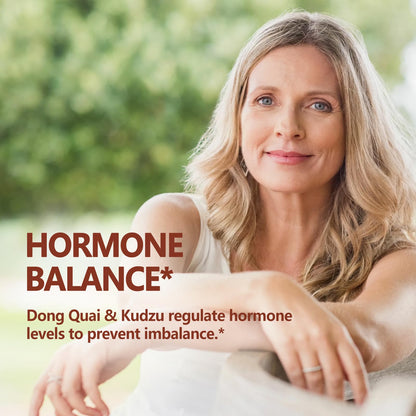 Two fluid ounces bottle of Eubrition Dong Quai liquid drops for menopause relief