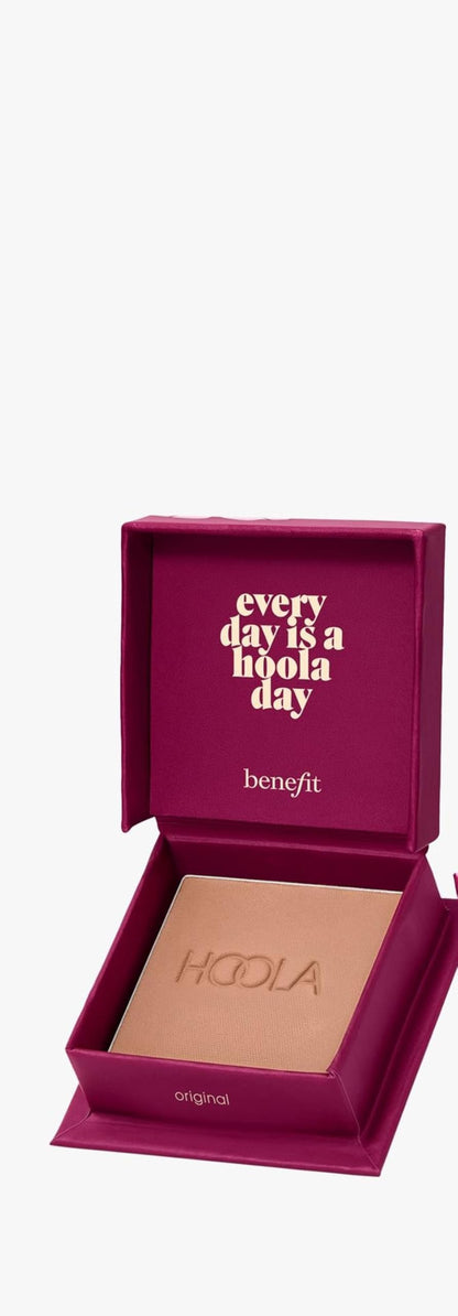 Benefit Hoola matte bronzer mini imported USA cosmetics layout