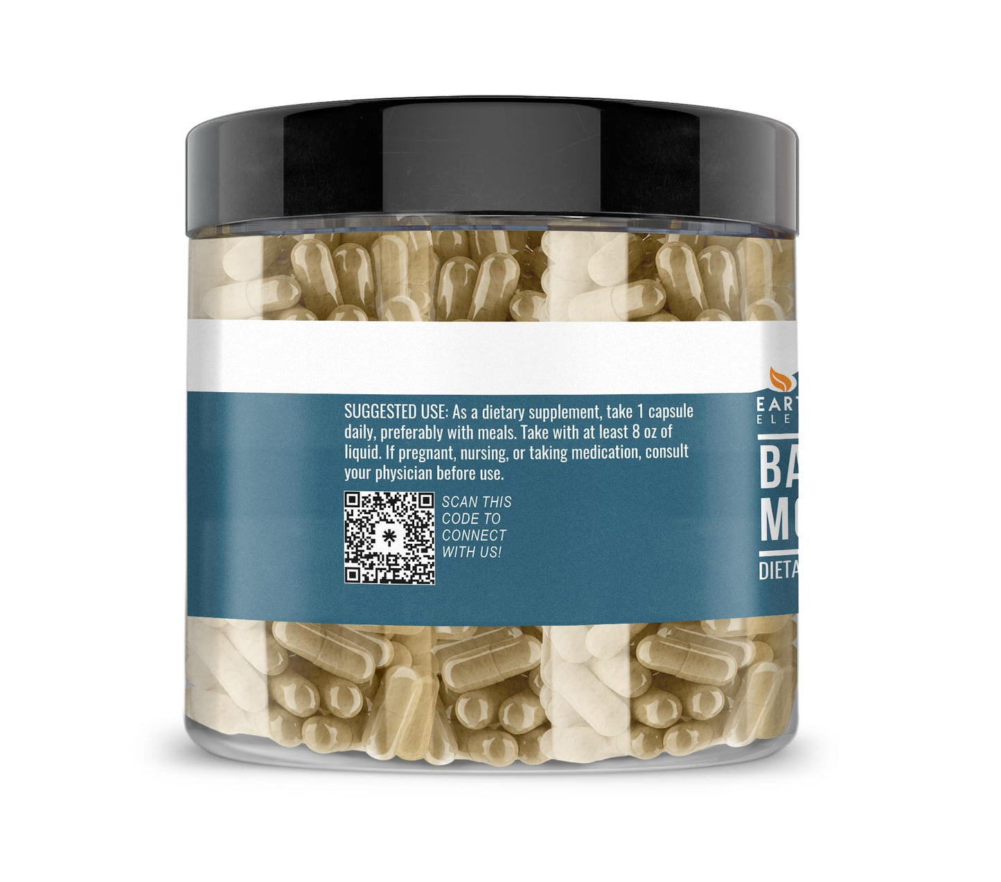 Earthborn Elements Cnidium Monnieri pure herbal capsules container demonstrating USA import authenticity markers