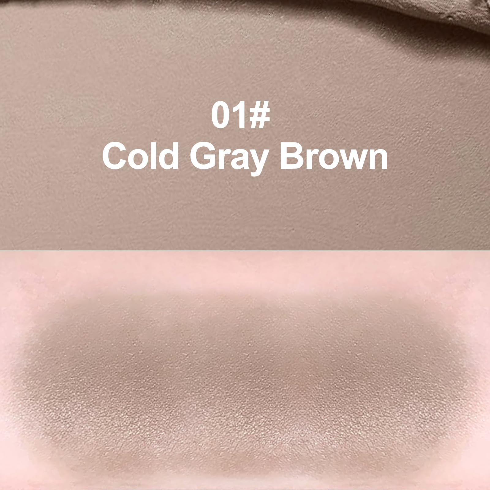 Side profile of Erinde matte grey brown contour stick highlighting the large capacity 9g packaging.