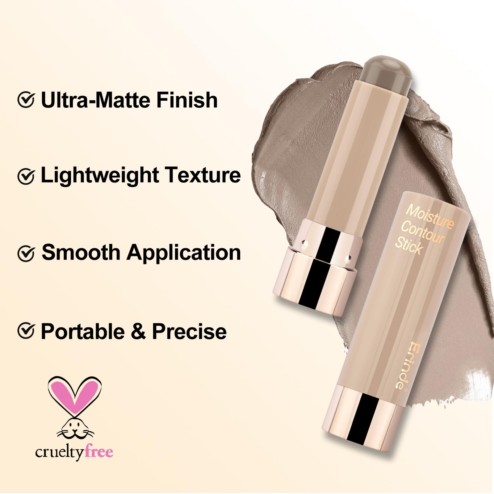 Close up of the twist up mechanism on the Erinde vegan and cruelty free contour pen.