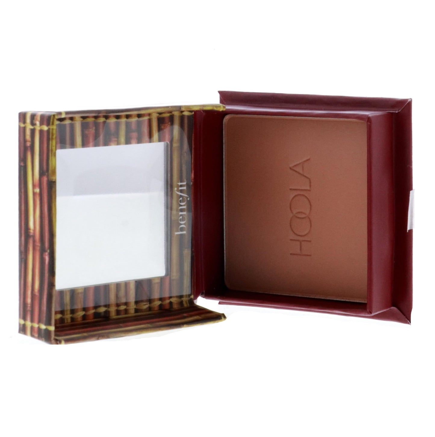 Benefit Cosmetics matte bronzing powder with included applicator brush close up