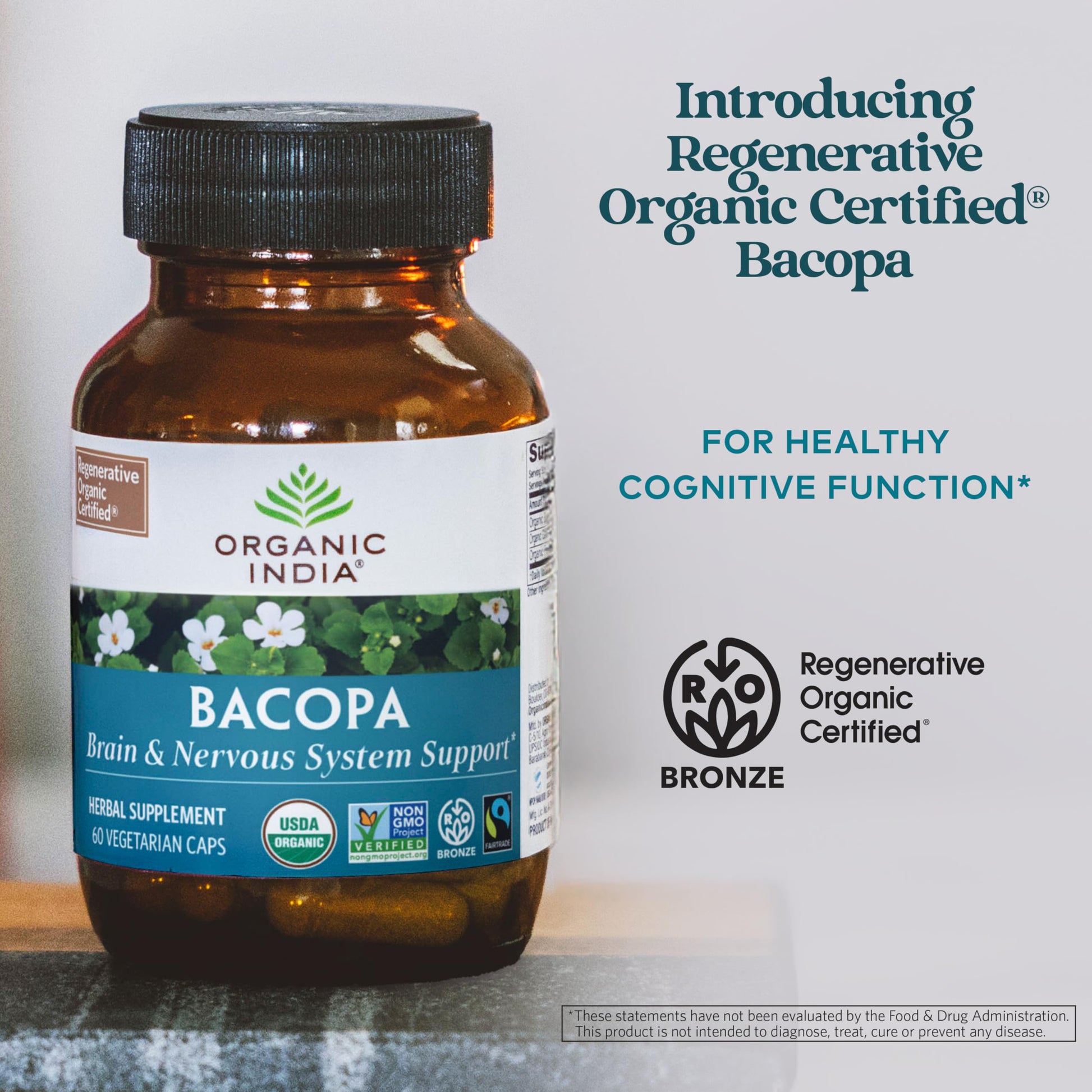 Non GMO Project Verified adaptogen supplement for stress relief