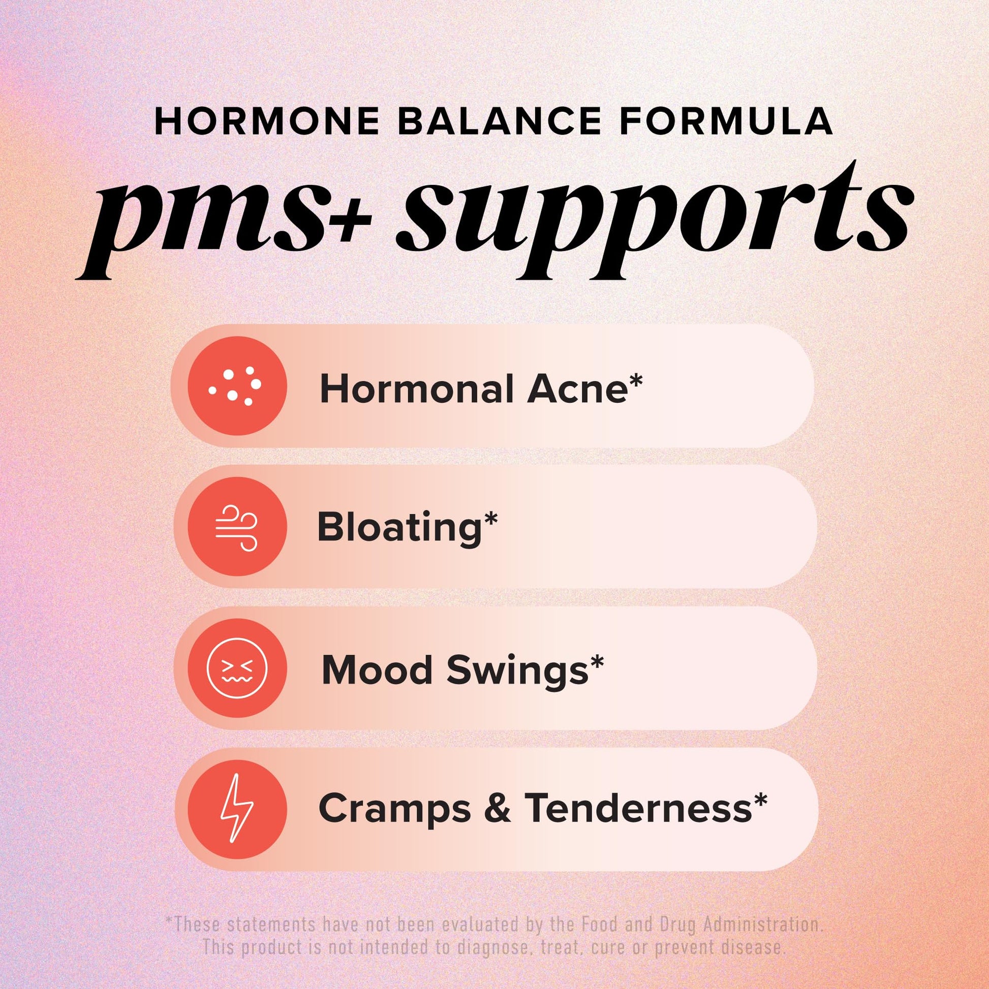 SMNutrition hormone balance supplement for women featuring Chasteberry and Dong Quai ingredients
