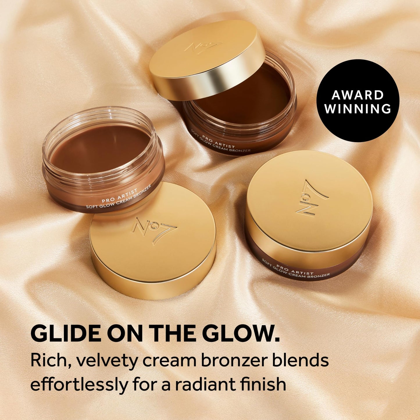 Lightweight face makeup cream bronzer shade swatch for fair skin