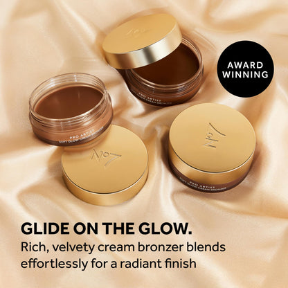Lightweight face makeup cream bronzer shade swatch for fair skin