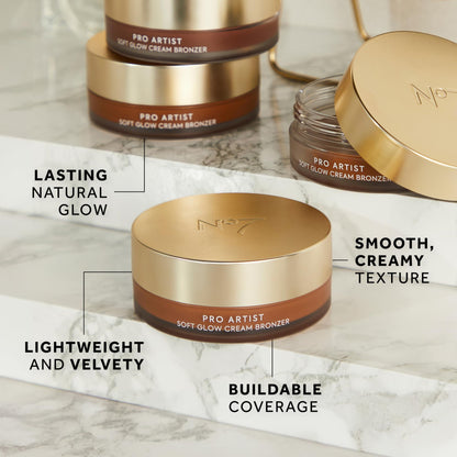 Authentic USA imported cream bronzer packaging back details