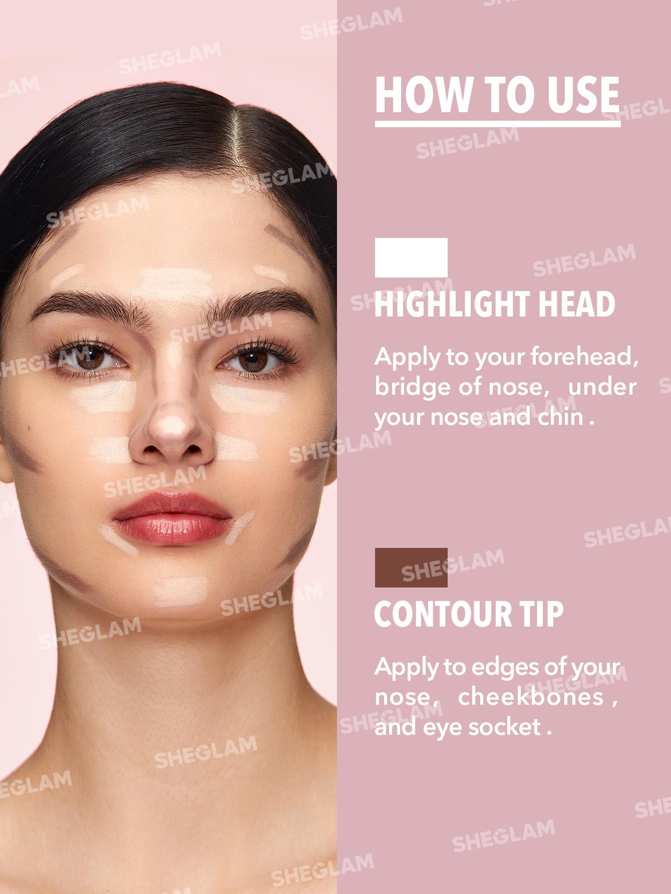 Authentic USA imported SHEGLAM makeup stick for Indian skin tones.