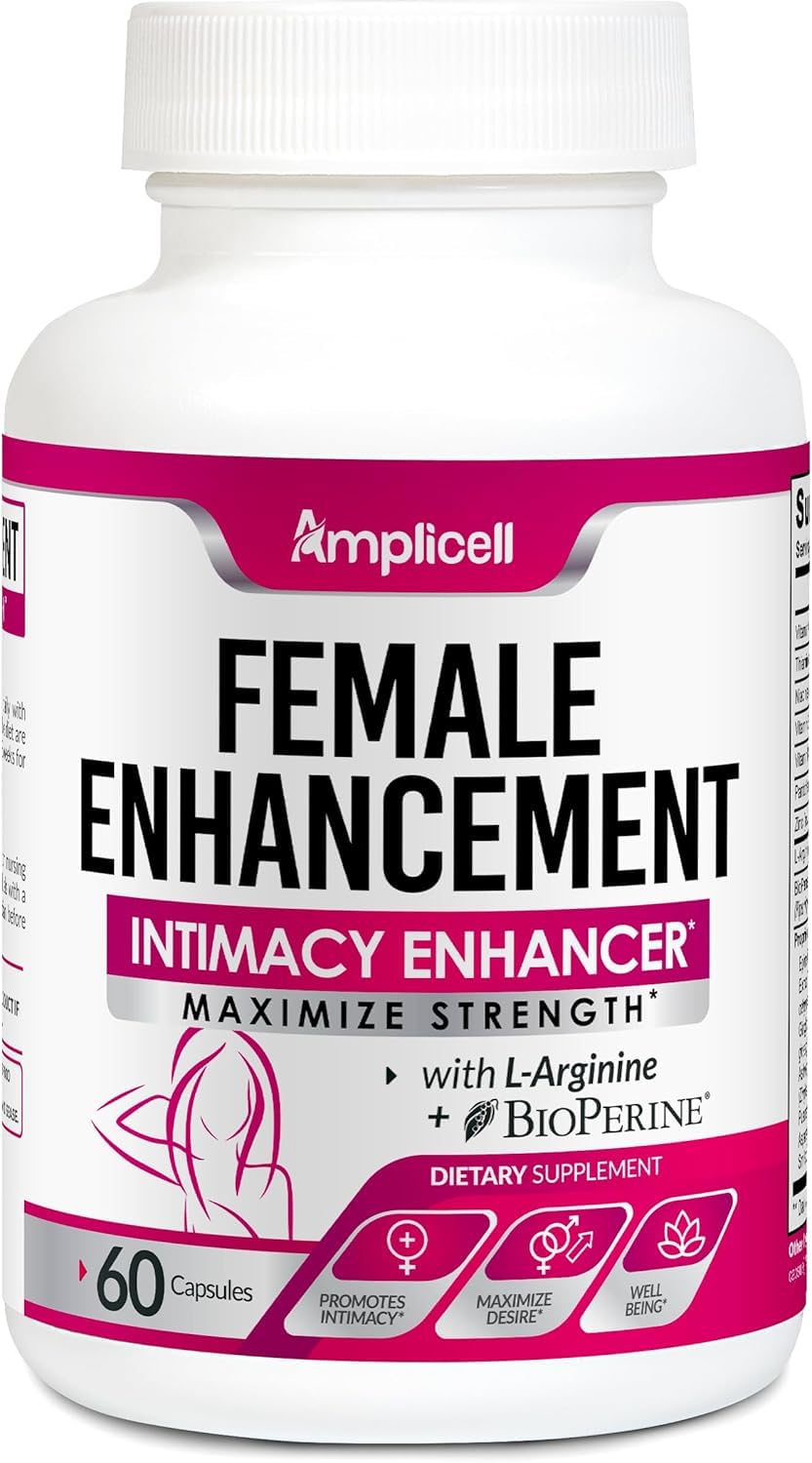 USA imported Amplicell female enhancement wellness product packaging details and manufacturing standards