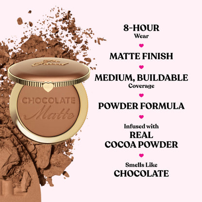 Authentic USA imported Too Faced matte blurring bronzer for Indian skin tones