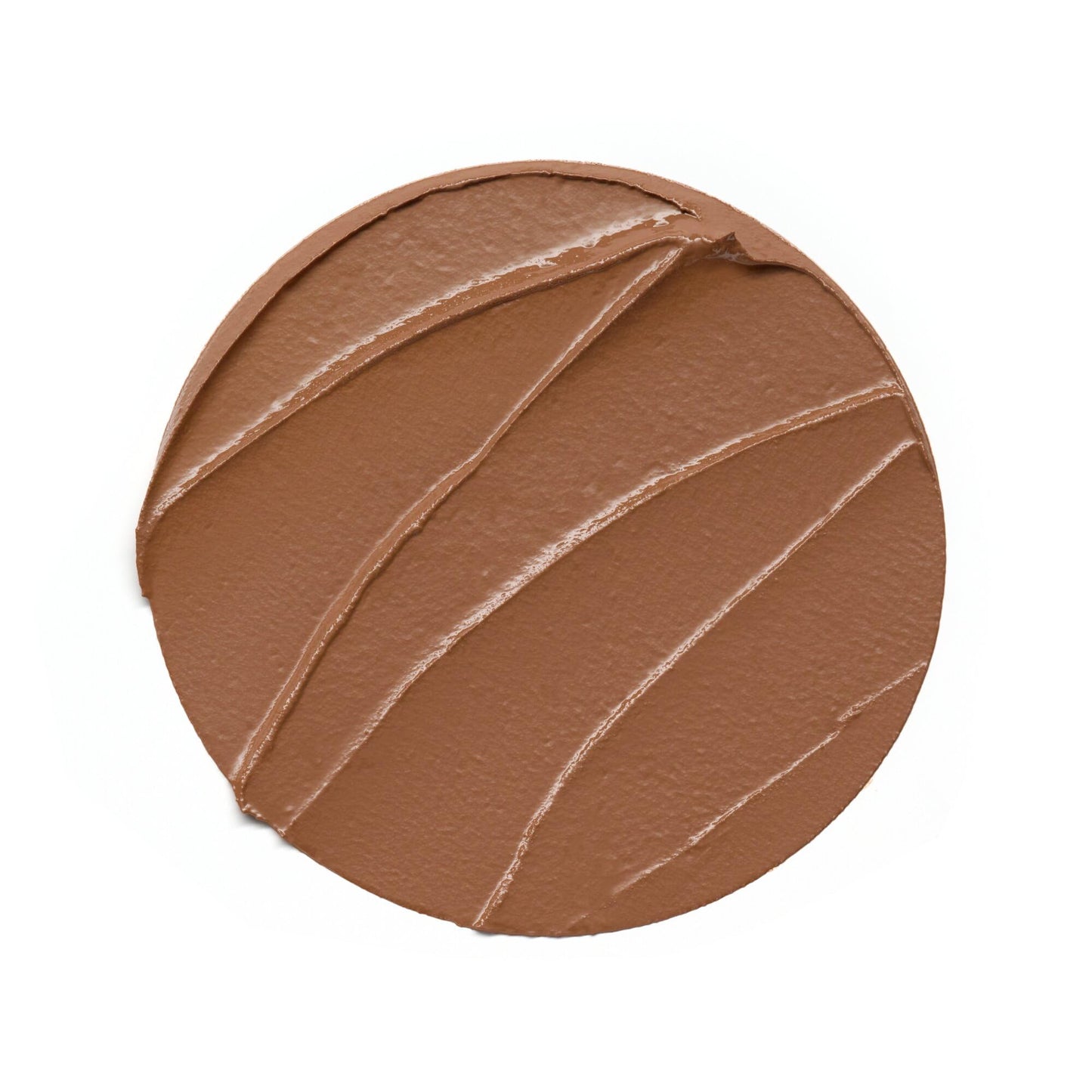 Creamy texture swatch of Essence Baby Got Bronze Cinnamon Spice on fair to medium skin tone