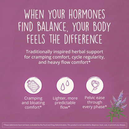 Happy Healthy Hippie plant based hormone stabilizer for PMS and menopause relief