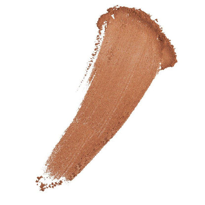 BareMinerals Warmth talc-free vegan mineral loose powder bronzer texture shot showing fine granules.
