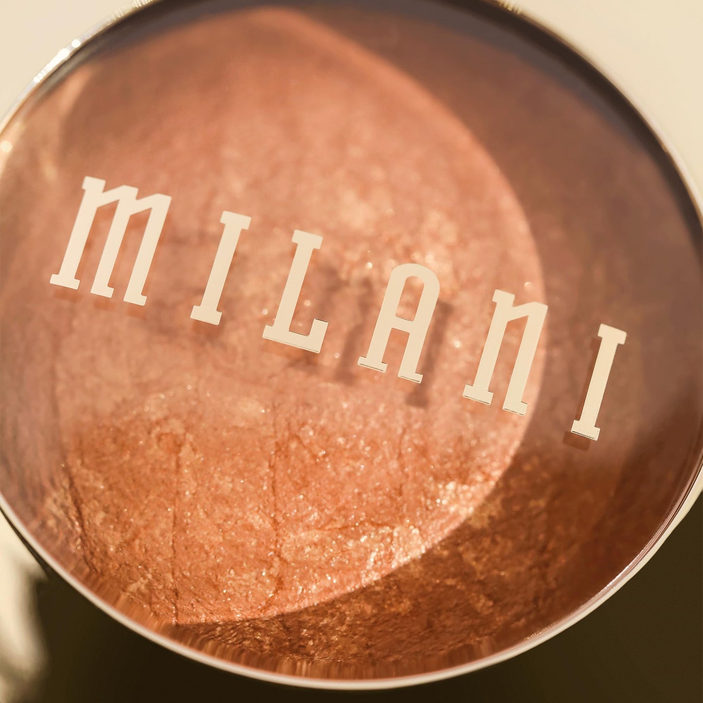 Milani Baked Bronzer Dolce used for contouring
