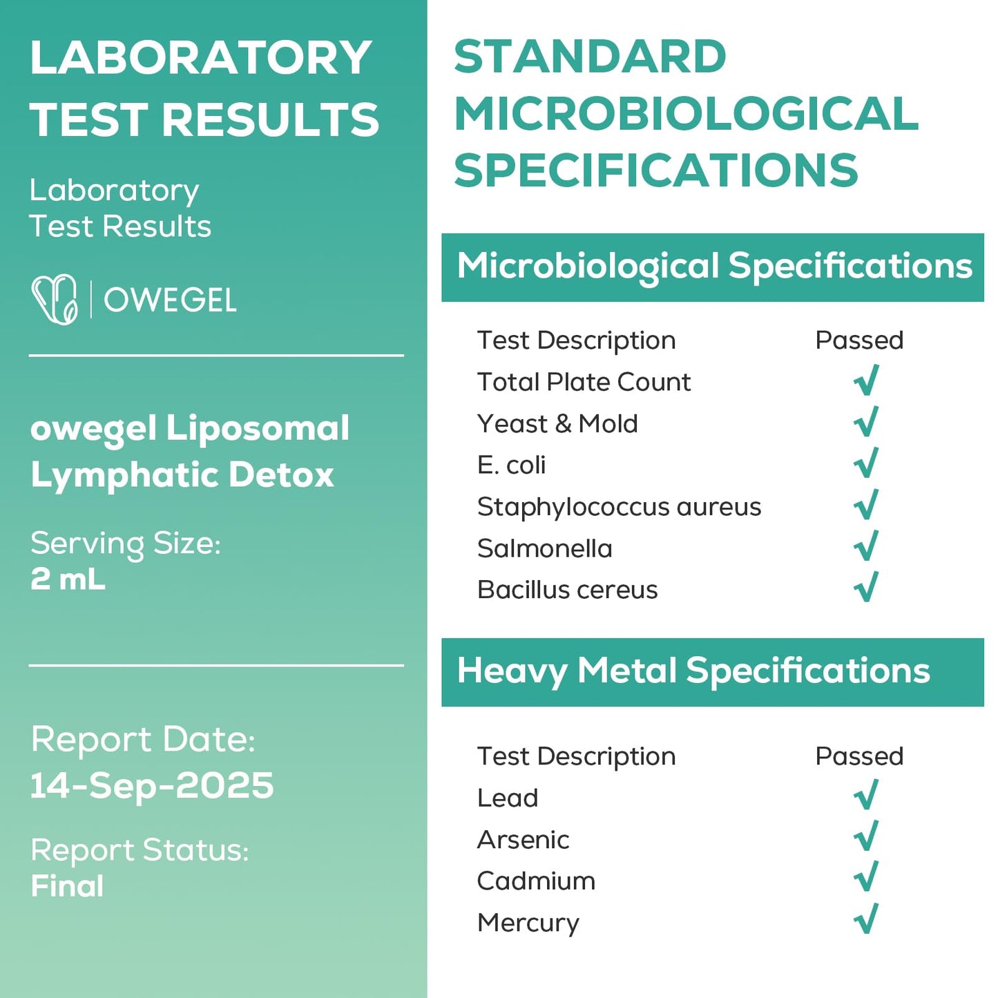 Owegel immune and lymph system support drops