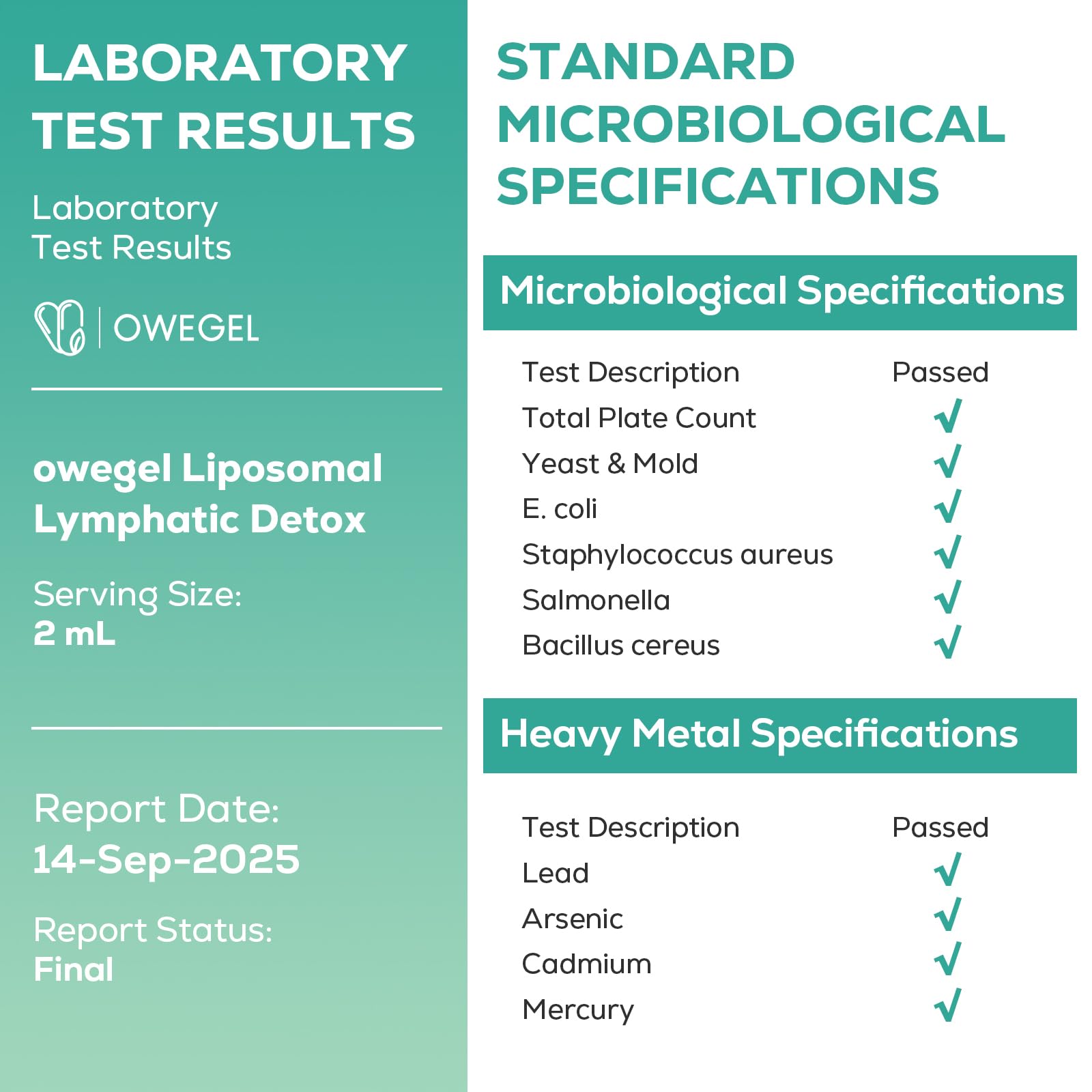 Owegel immune and lymph system support drops